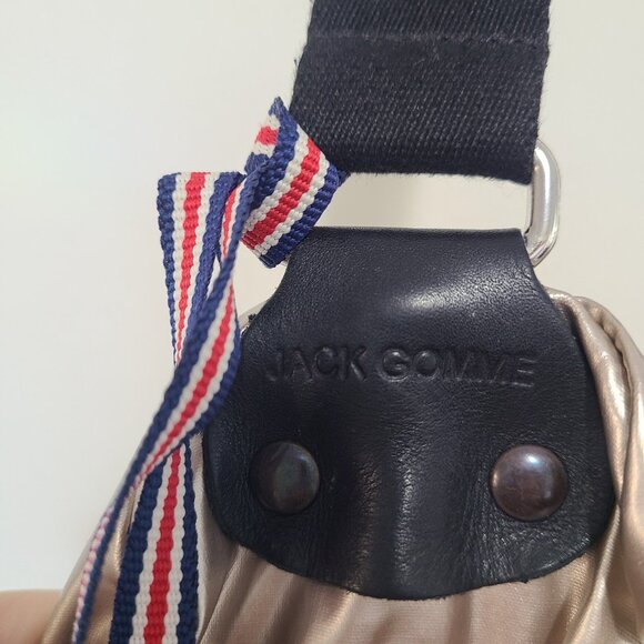 Jack Gomme Paris Liris Shoulder Bag Crossbody Metal Gold - Picture 3 of 11